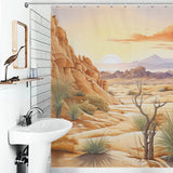 Nature-inspired Desert Shower Curtain