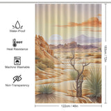 Nature-inspired Desert Shower Curtain