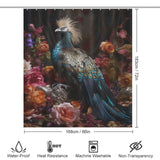 Nature's Artistry Peacock Shower Curtain