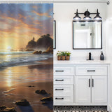 Nature's Sunrise Beach Shower Curtain