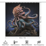 Nautical Kraken Shower Curtain