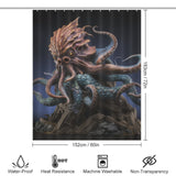 Nautical Kraken Shower Curtain