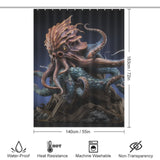 Nautical Kraken Shower Curtain