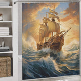 Nautical Ship Shower Curtain