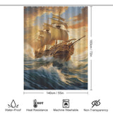 Nautical Ship Shower Curtain