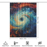 Nebula Space Shower Curtain