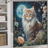 Noble Comely Cat Shower Curtain