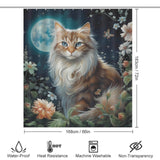 Noble Comely Cat Shower Curtain