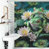 Oasis Frog Shower Curtain