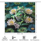 Oasis Frog Shower Curtain