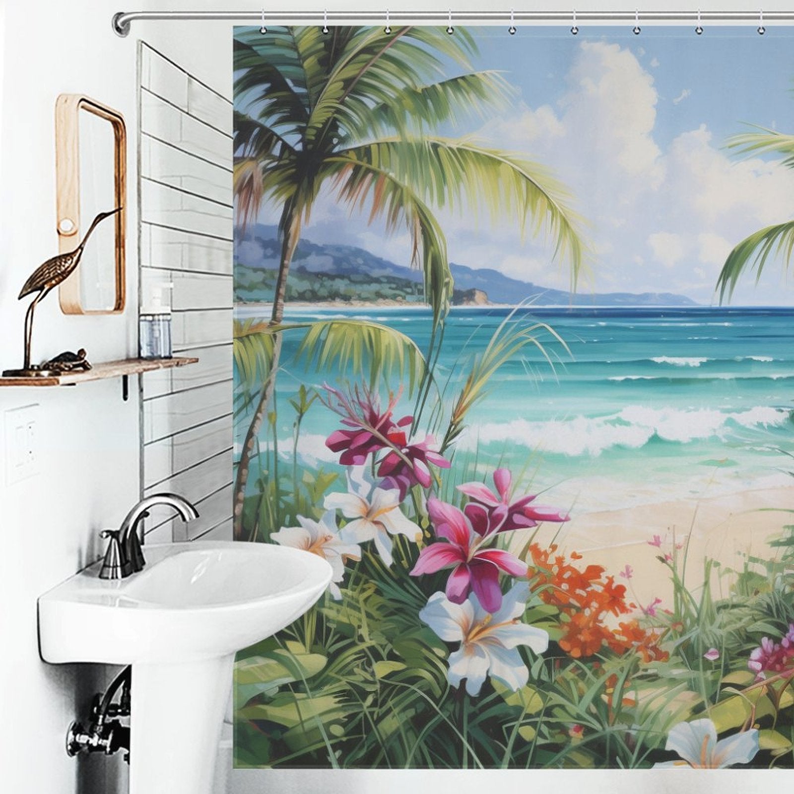 Oasis Tropical Shower Curtain