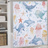 Ocean Cute Shower Curtain for Kids