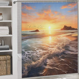 Ocean Sunrise Splendor Beach Shower Curtain