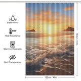 Ocean Sunrise Splendor Beach Shower Curtain