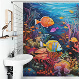 Ocean Wonders Aquarium Shower Curtain