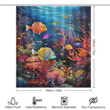 Ocean Wonders Aquarium Shower Curtain