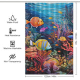 Ocean Wonders Aquarium Shower Curtain