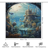 Oceanic Elegant Aquarium Shower Curtain