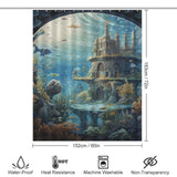 Oceanic Elegant Aquarium Shower Curtain