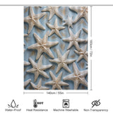 Oceanic Splendor Starfish Shower Curtain