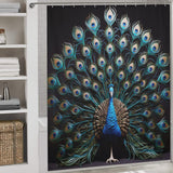 Opulent Peacock Shower Shower Curtain