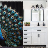 Opulent Peacock Shower Shower Curtain