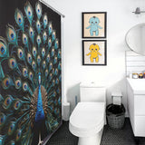 Opulent Peacock Shower Shower Curtain