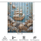 Opulent Pearl Shower Curtain