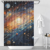 Orbital Beauty Planet Shower Curtain