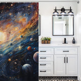 Orbital Beauty Planet Shower Curtain