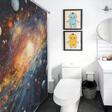 Orbital Beauty Planet Shower Curtain