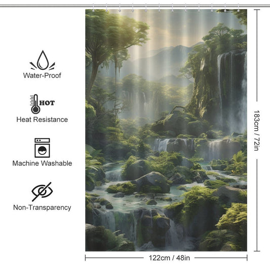 Outdoor Nature Shower Curtain