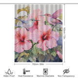 ParadiseDroplets Hibiscus Shower Curtain