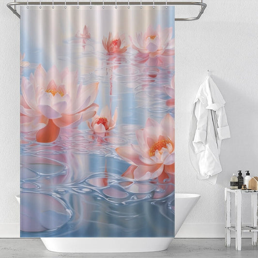 Paradise Lotus Shower Curtain
