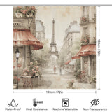 Paris Chic French Shower Curtain