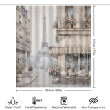 Parisian Elegance French Shower Curtain