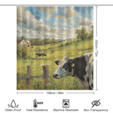 Pastoral Bliss Cow Shower Curtain