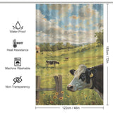 Pastoral Bliss Cow Shower Curtain