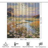 Pastoral Bliss Spring Flowers Shower Curtain