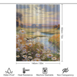 Pastoral Bliss Spring Flowers Shower Curtain