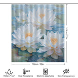 Peaceful Lotus Shower Curtain