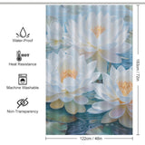 Peaceful Lotus Shower Curtain