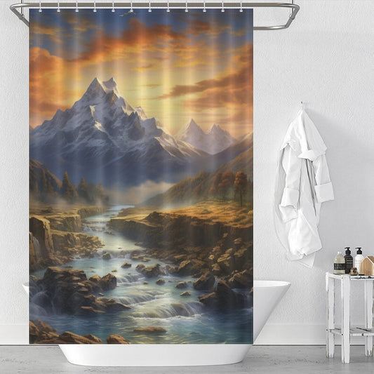 Peaceful Nature Shower Curtain