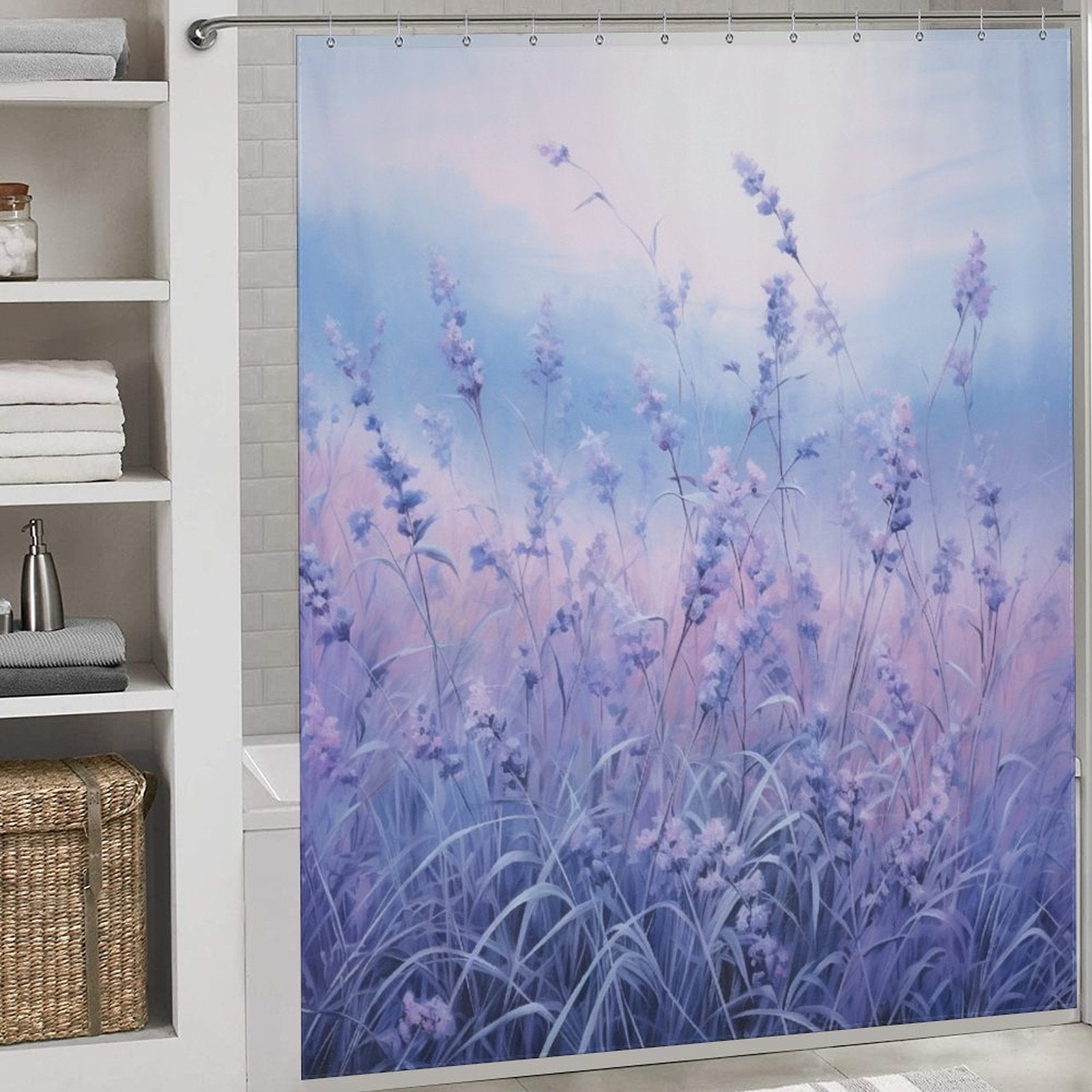  Periwinkle Shower Curtain