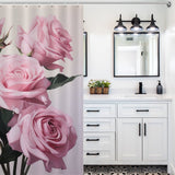 Petal Perfection Pink Rose Shower Curtain