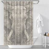 Powerful Elephant Shower Curtain