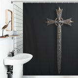 Primitive Spear Shower Curtain