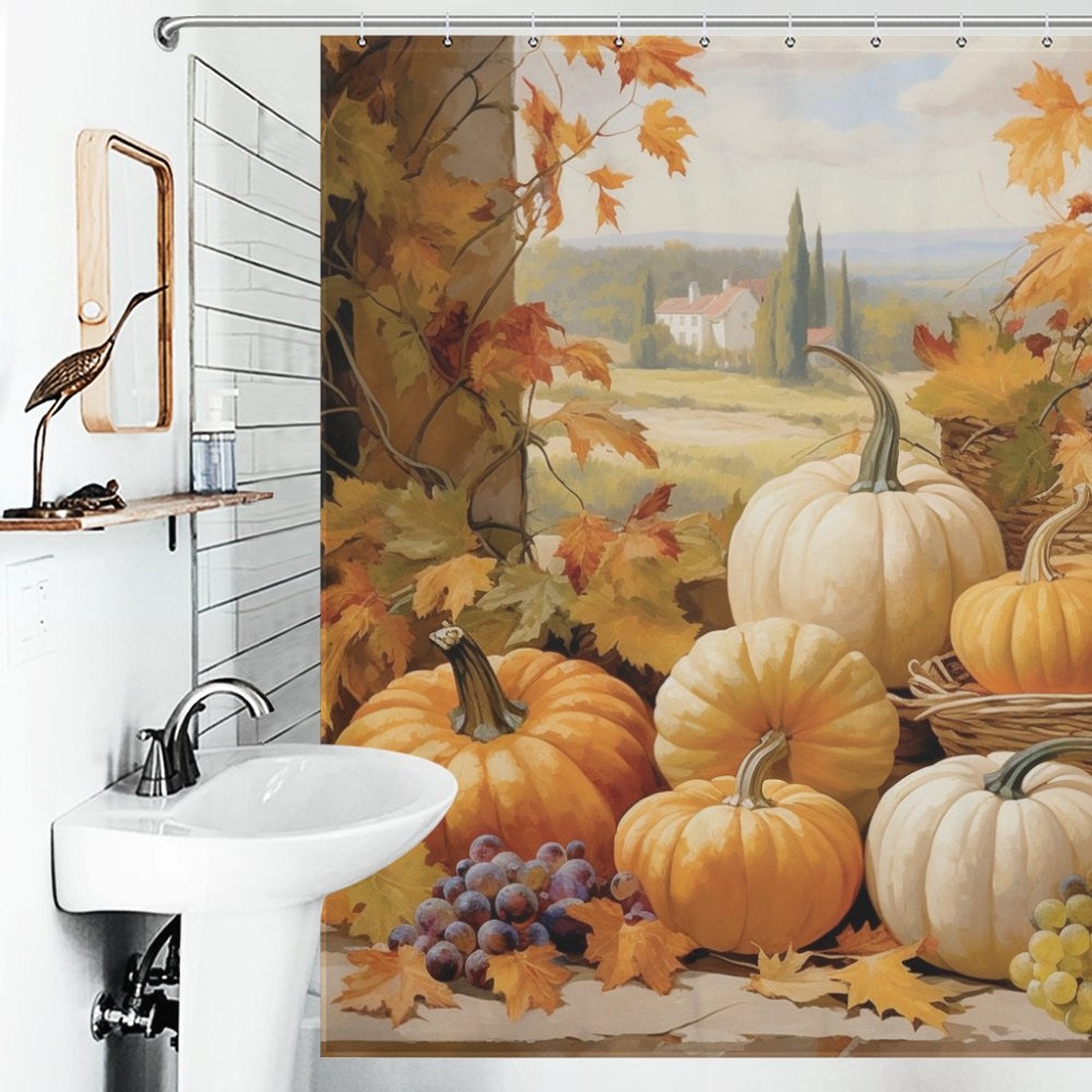 PumpkinPatch Pumpkin Shower Curtain