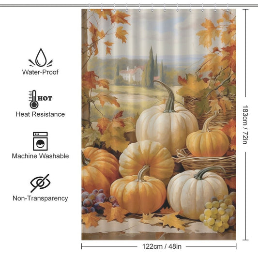 PumpkinPatch Pumpkin Shower Curtain