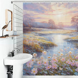 Renewal Blooms Spring Flowers Shower Curtain